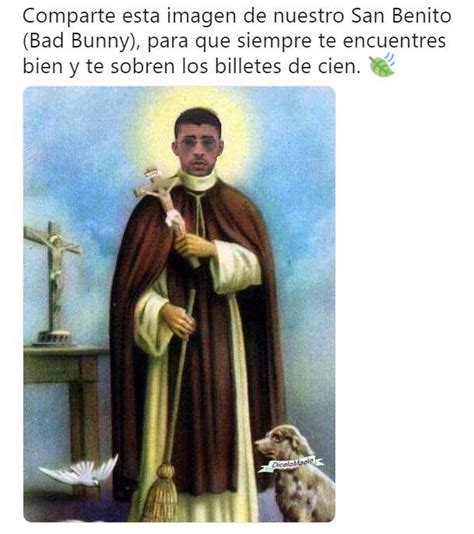 Facebook Bad Bunny se volvió un santo Imagen enfurece a miles de