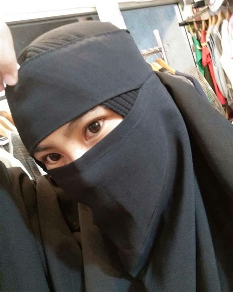 syari hijab face veil burqa cute eyes allah lady elegant anime quick