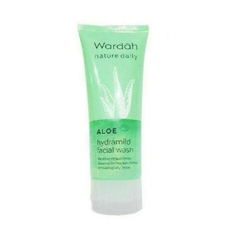 Secara klinis, gel lidah buaya telah diteliti mengandung nutrisi dan. Sabun Cuci Muka Wardah Aloe Hydramild Facial Wash 60ML ...