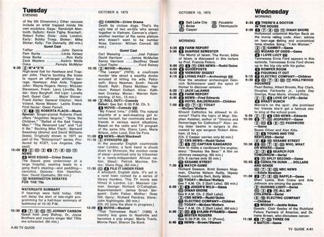 Tv Guide Oct 6 12 1973