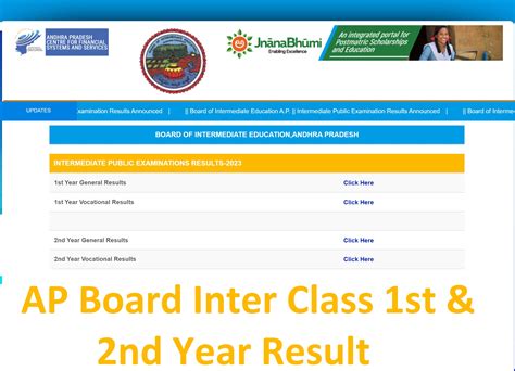 Ap Inter Results 2023 Link Out Bieap Manabadi 1st Year 2nd Year