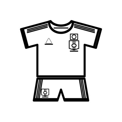 かわいいサッカー日本代表ユニフォームの無料イラスト・商用フリー | オイデ43