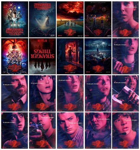 All Current Official Stranger Things Posters Strangerthings