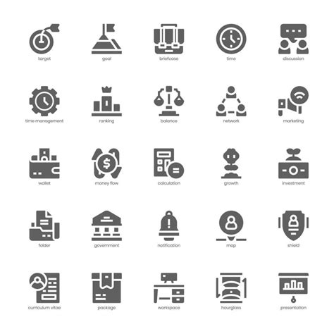 Business Icon Pack For Your Website Mobile Presentation And Logo