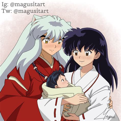 Inuyasha Kagome Moroha By Magusitart On Deviantart