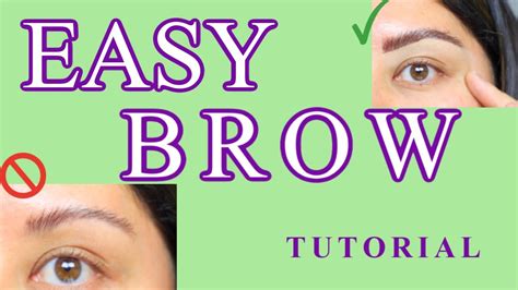 Eyebrow Tutorial For Beginners Natural Looking Brows Youtube