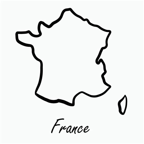 Top More Than 168 France Map Drawing Latest Vn