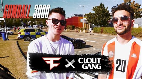 Faze Clan And Clout Gang Drive Gumball 3000 Start Your Engines Youtube