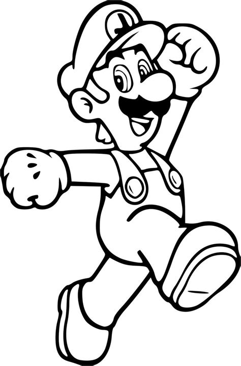 Qualifi Coloriage Luigi Image Dessin De Mario Coloriage