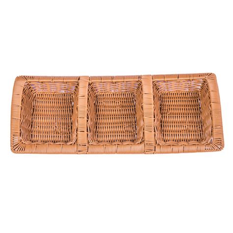 Decoratived Restaurant Use Rattan Woven Food Basket For Display China
