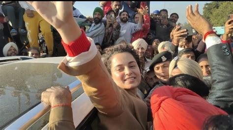 They Would Have Lynched Me Says Kangana Ranaut As Farmers Stop Her