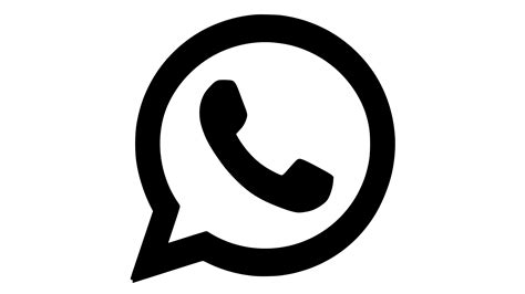Logo Whatsapp Png Preto Png Image Collection