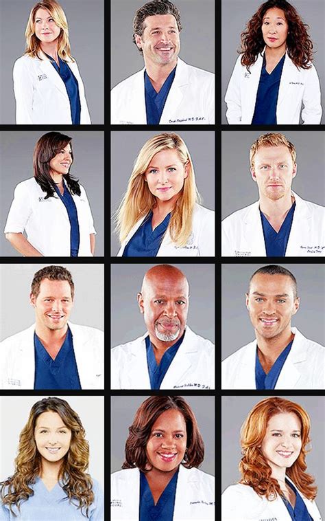 Greys Anatomy Season 10 Cast Grey Sloan Memorial Hospital Pinterest