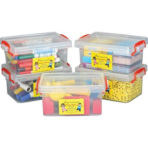 Stackable Storage Tubs With Locking Lid Small