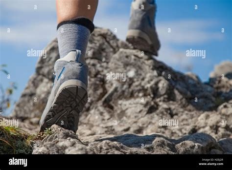 Close Up Hiking Boots Hi Res Stock Photography And Images Alamy