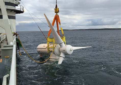 Turning The Tide Scotlands First Tidal Power Generator