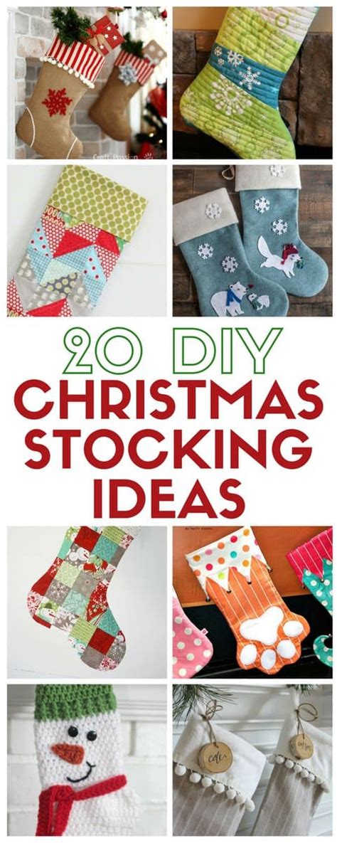 20 Diy Christmas Stocking Ideas The Crafty Blog Stalker