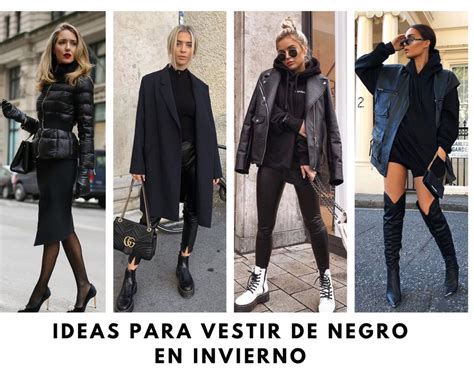 Actualizar 43 Imagen Outfit Negro Mujer Invierno Abzlocalmx