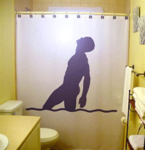 Sexy Male Torso Shower Curtain Gay Bathroom Decor Extra Long Etsy