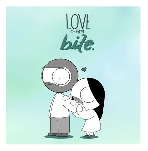 Love At First Bite An Art Print By Catana Chetwynd Comics Love Cute