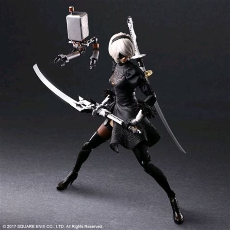 nier automata yorha no 2 type b deluxe play arts action figure figurines and statues sanity