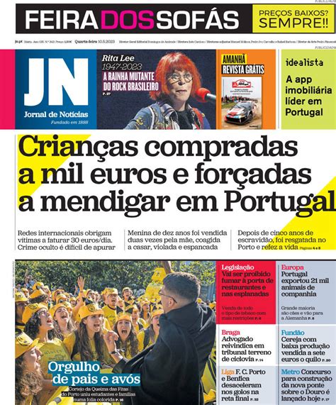 Capa Jornal De Notícias 10 Maio 2023 Capasjornaispt