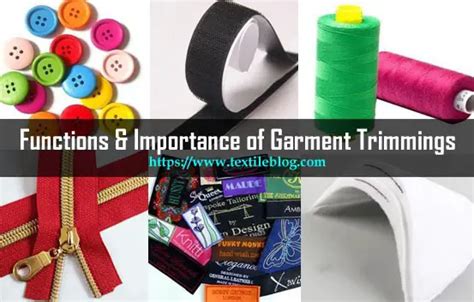 Functions And Importance Of Different Trimmings In Garments
