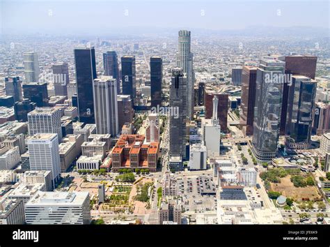 Aerial View Downtown Los Angeles Hi Res Stock Photography And Images