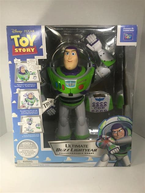 Toy Story Buzz Lightyear Ultimate Voice Command 16in Robot Rc Remote