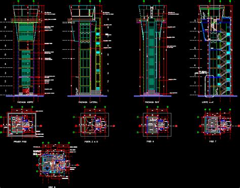 Air Traffic Control Tower Dwg Detail For Autocad • Designs Cad