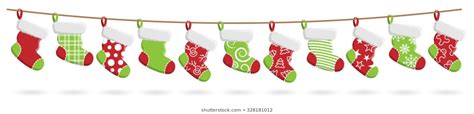Christmas Stocking Borders Clipart 10 Free Cliparts Download Images