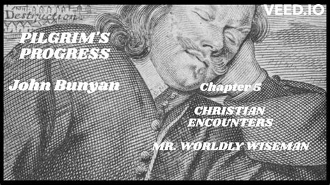 John Bunyan Pilgrims Progress Ch 5 Christian Encounters Mr
