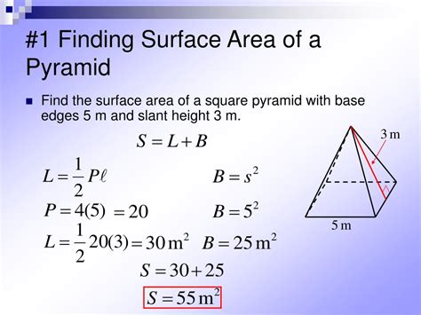 Ppt 10 4 Surface Areas Of Pyramids Powerpoint Presentation Free