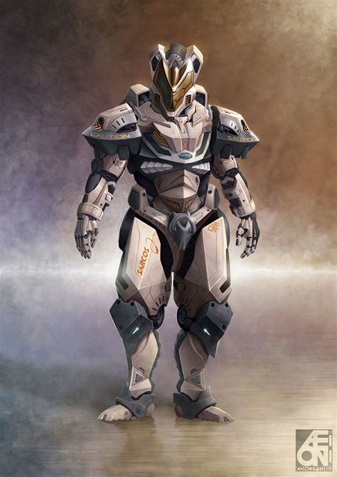 Prototype Power Armor Combat Armor Armor Concept Futuristic Armor