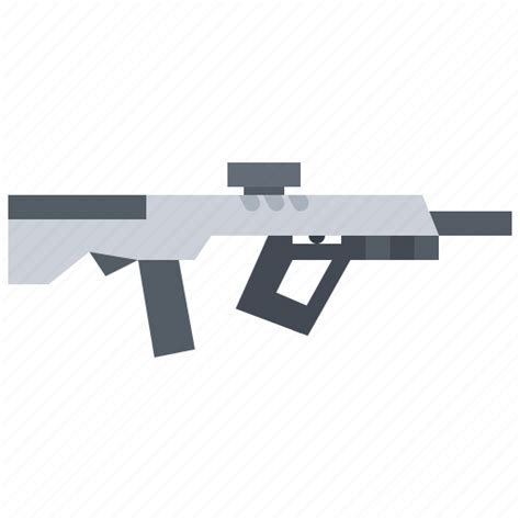 Assault Rifle Gun Weapon Icon Download On Iconfinder