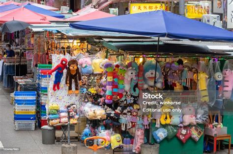 Pasar Chun Yeung Street Di North Point Hong Kong Foto Stok Unduh