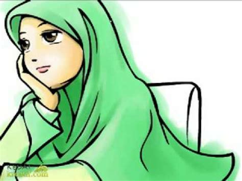 Gambar karikatur seorang perempuan cantik yang. Lukisan Kartun Muslima - Video Kartun Taqwim 2010 - YouTube