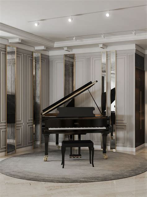 The Haute Interiors Breathing Designs Piano Room Design Grand Piano