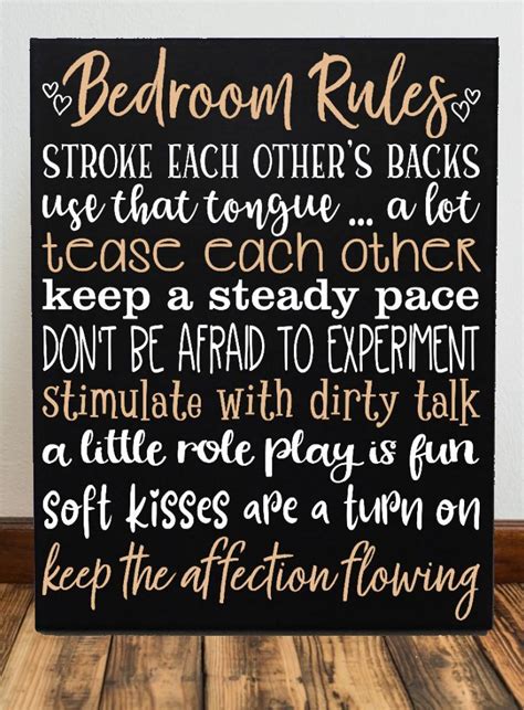 Bedroom Rules Canvas Decor For Couples Bedroom Rules Canvas Decor