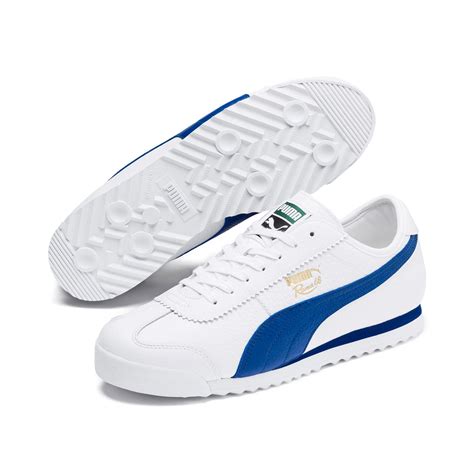 Puma Leather Roma 68 Vintage Sneakers In 01 Blue For Men Lyst