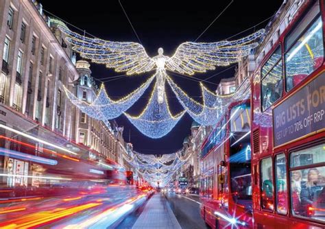 Christmas Lights London Tour On Open Top Bus
