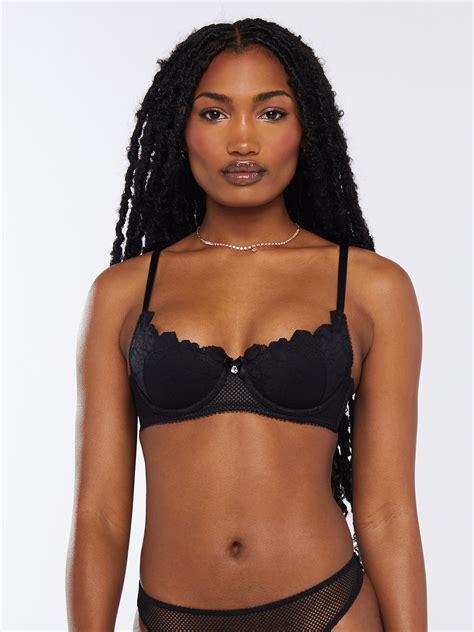 Floral Glow Lace Balconette Bra In Black Savage X Fenty