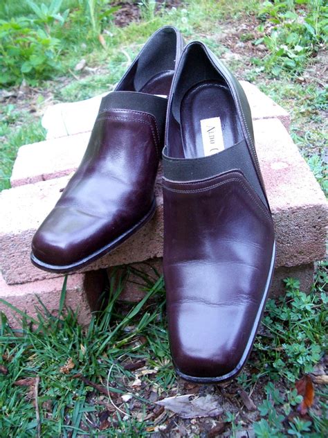 Womens Vintage Italian Leather Shoes Designer Aldo Etsy