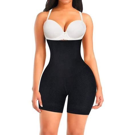 Vaslanda Vaslanda Women Waist Trainer Shapewear Tummy Control Body Shaper Shorts Hi Waist Butt