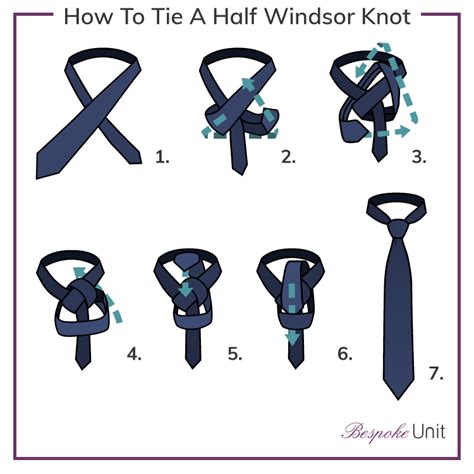 How To Tie A Tie Half Windsor DOWOHS
