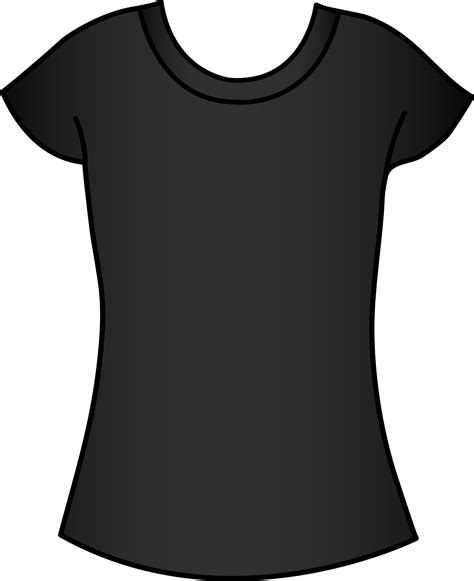 Black T Shirt Svg Template 1100 Svg Png Eps Dxf In Zip File Free