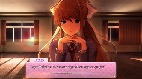 I Told Monika What My Favorite Game Was And She Had This To Say Ddlc