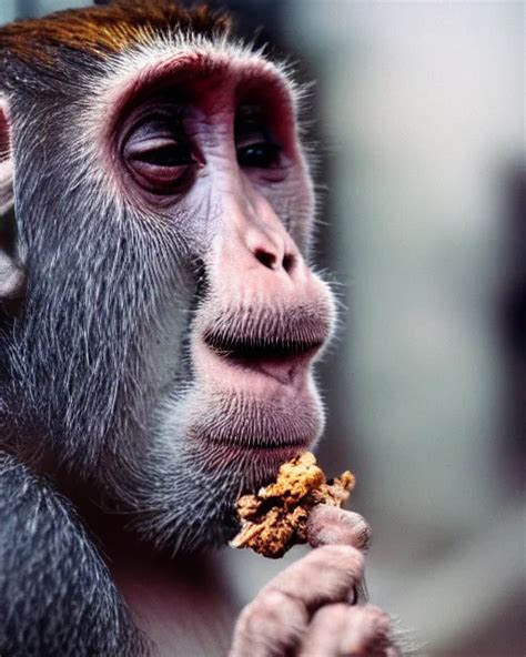 Photography Of A Stoned Monkey Smoking A Joint Smoke Stable