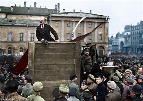 New Colour Images Of Russian Revolution Including Lenin And Tsar