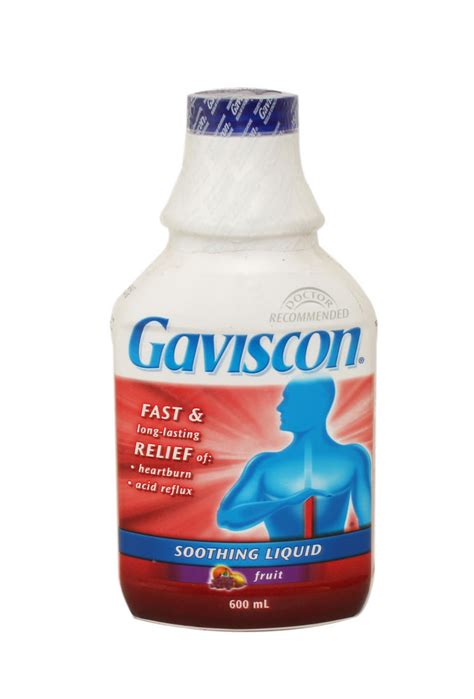 If you do get a side effect, it's likely to be mild and will go away when you stop taking gaviscon. Buy GAVISCON Heartburn Soothing Liquid Relief 600 ml from ...